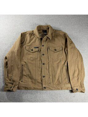 Rocawear Y2K Denim Jean Jacket Gold Men’s Size XXL